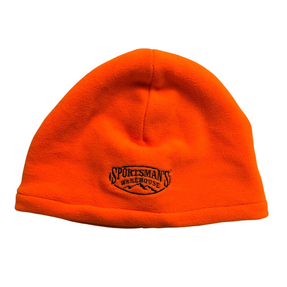 Sportsmans Warehouse Blaze Hunter Orange Fleece Beanie Hunting Hat OS‎ Safety